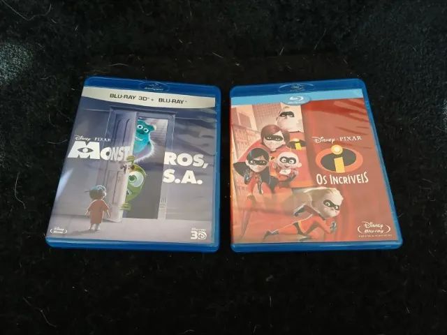 Blu-ray Monstros S.A. duplo e Os Incriveis