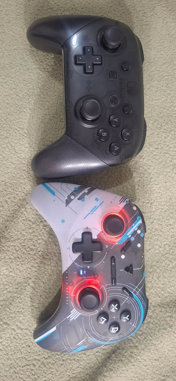 2 Pro Controllers para Nintendo Switch 1 e 2