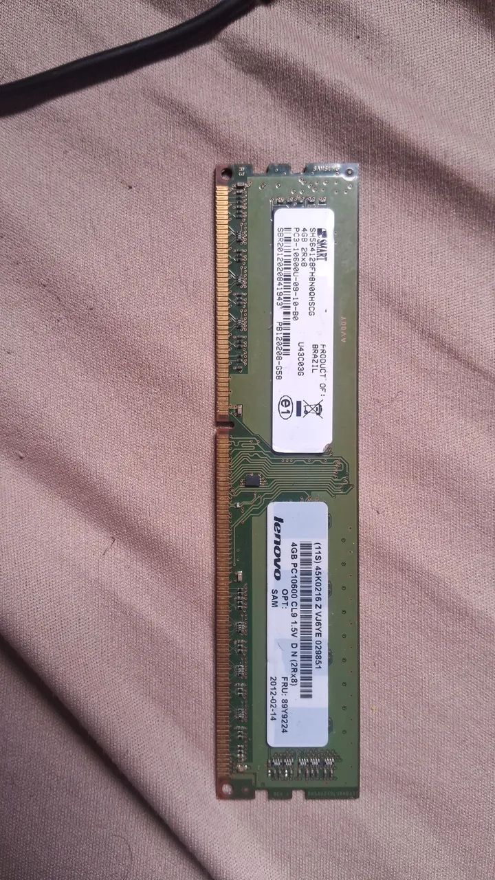 Memoria ddr3 4gb