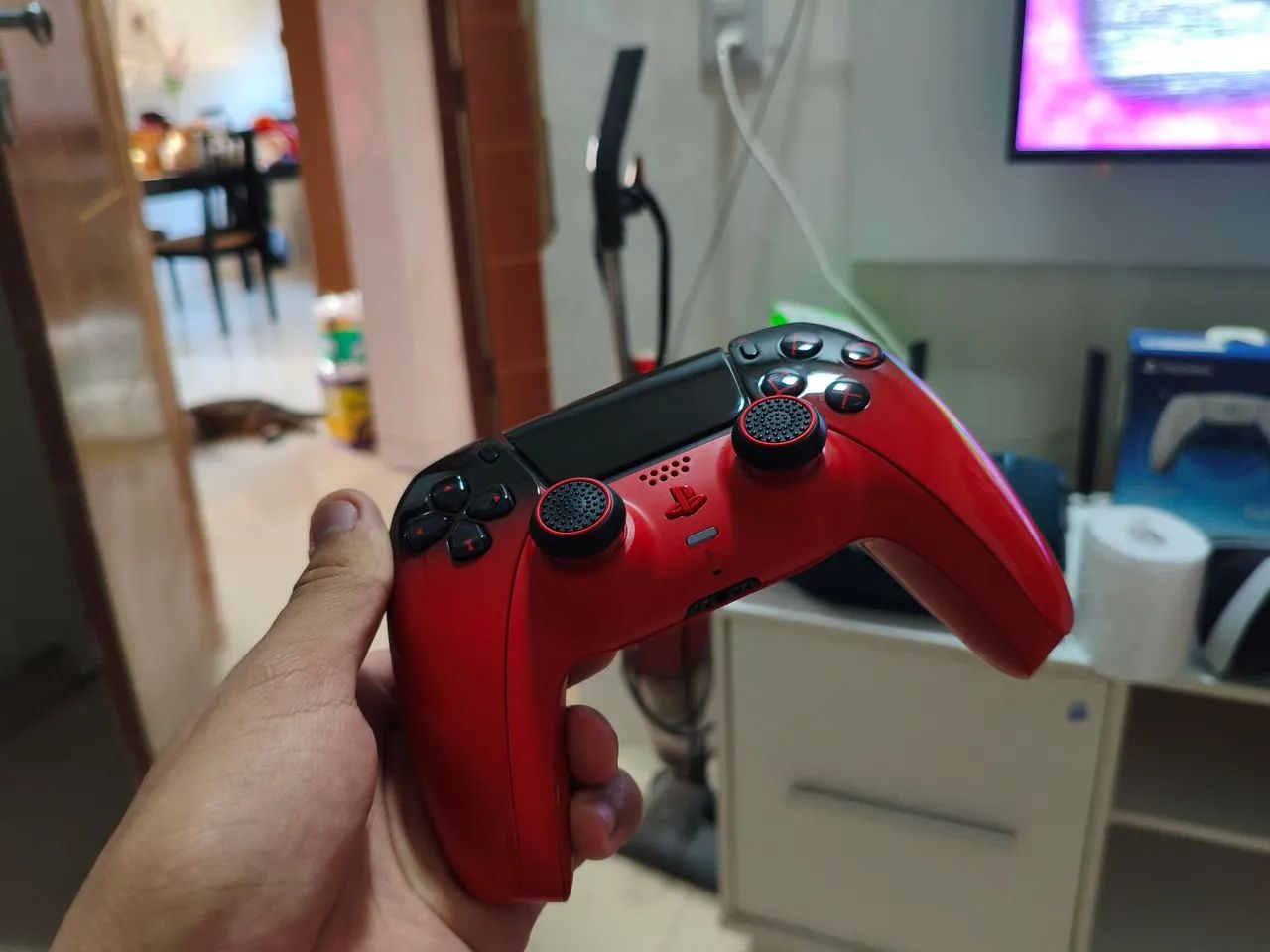 Controle Dual Sense Techno Red PS5