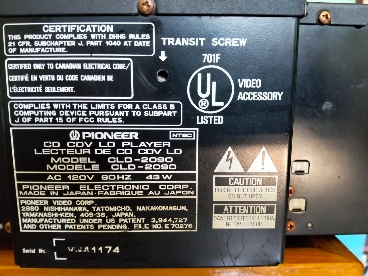 laser disc