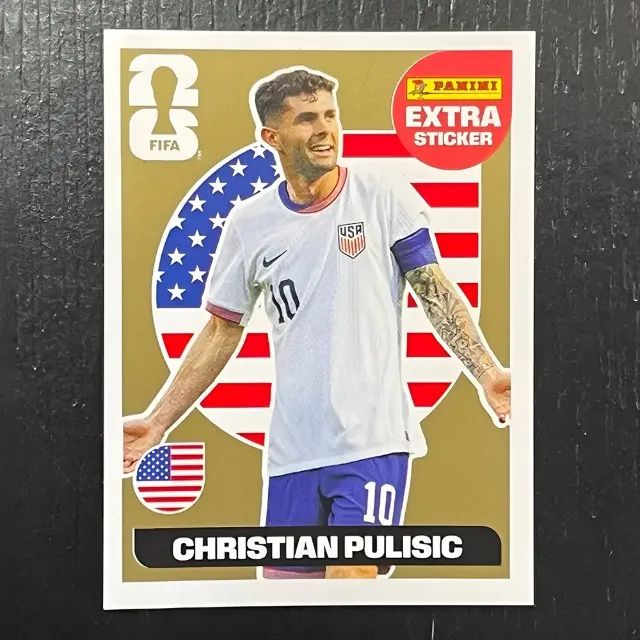 Figurinha Extra Legend Ouro Christian Pulisic