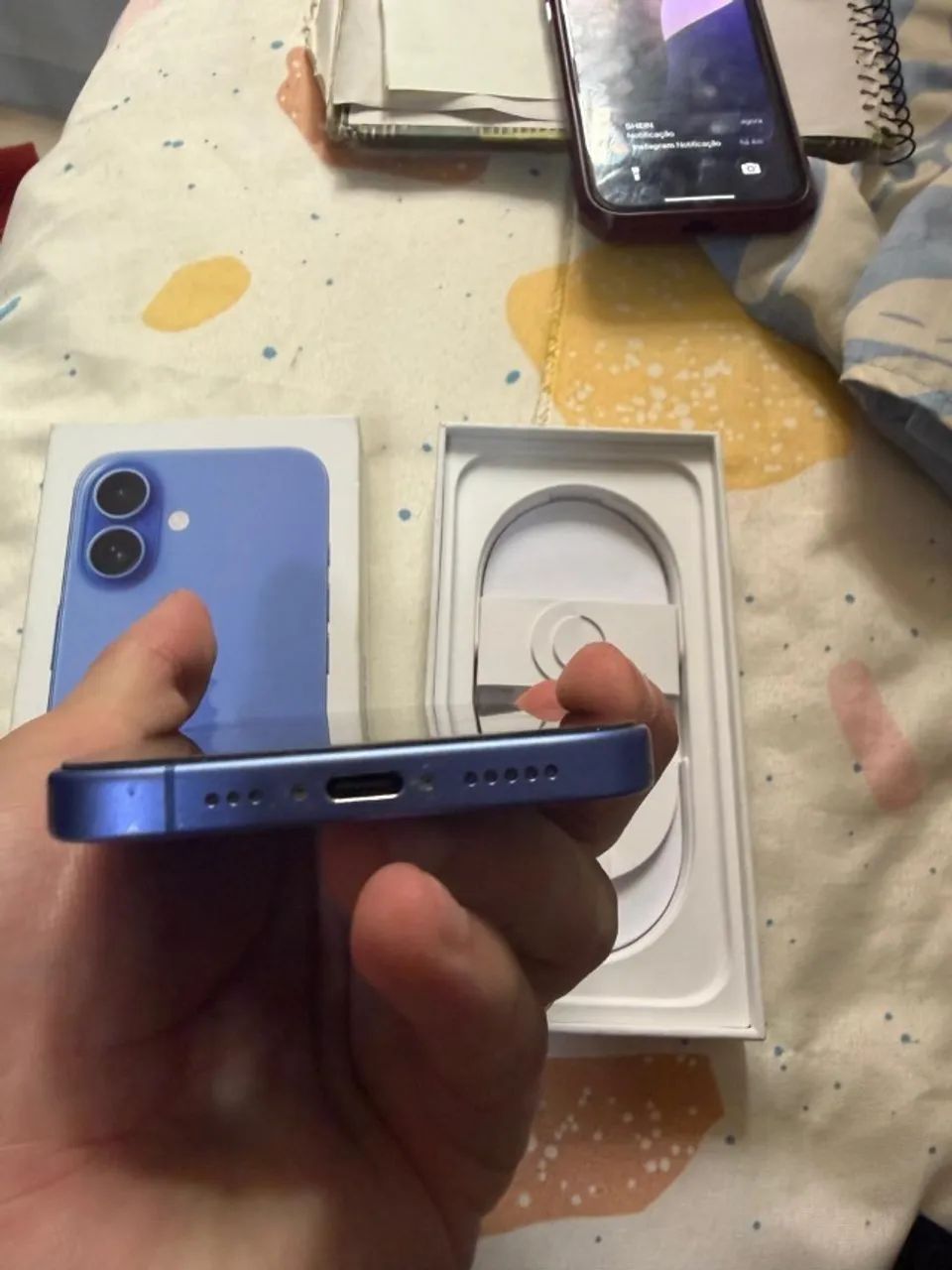 iPhone 16 128 GB - Azul - Foto 3