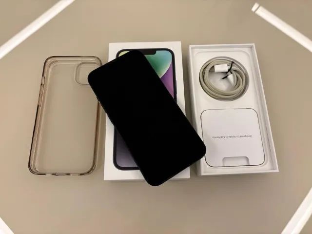  Apple iPhone 14 (128GB) - Preto - Foto 2