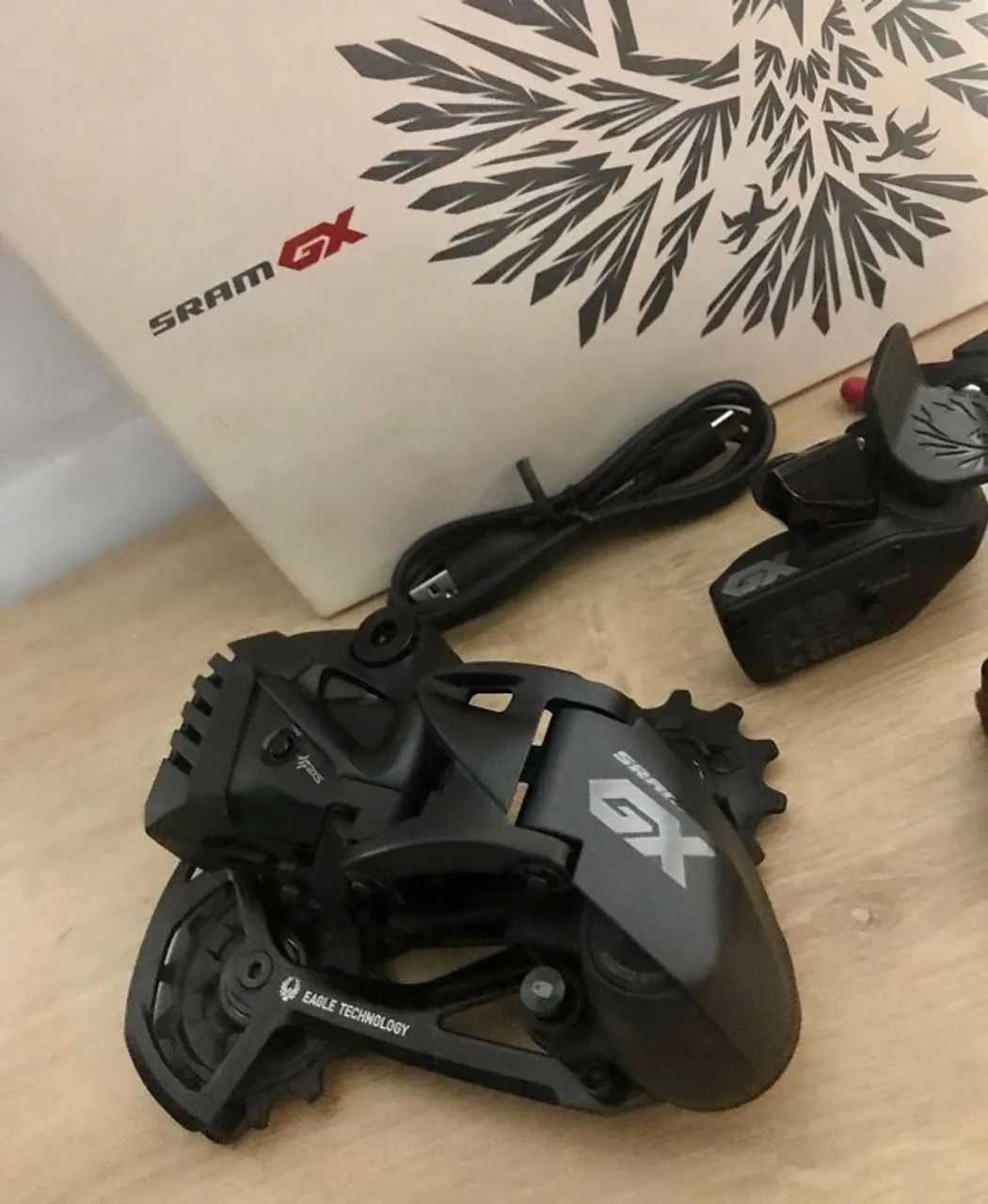 Câmbio Sram GX eletrônico axs kit completo na caixa  - Foto 4