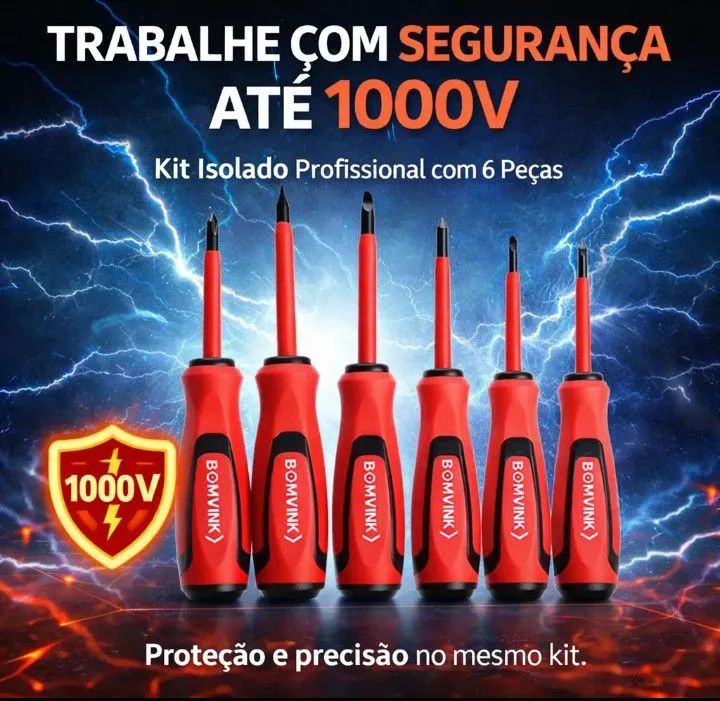 Chaves isoladas para eletricista  - Foto 3