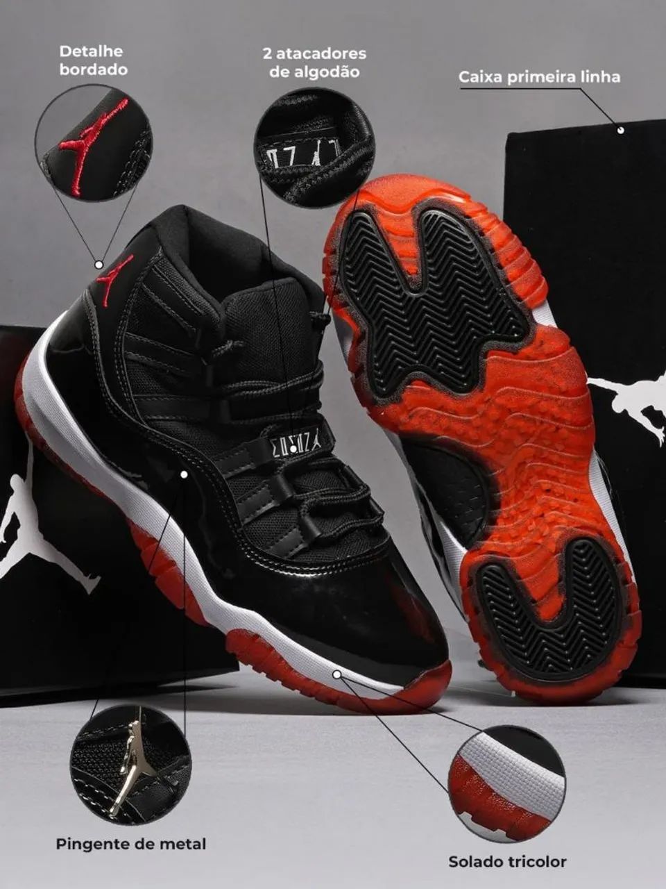 Jordan 11 lançamento linha Premium 