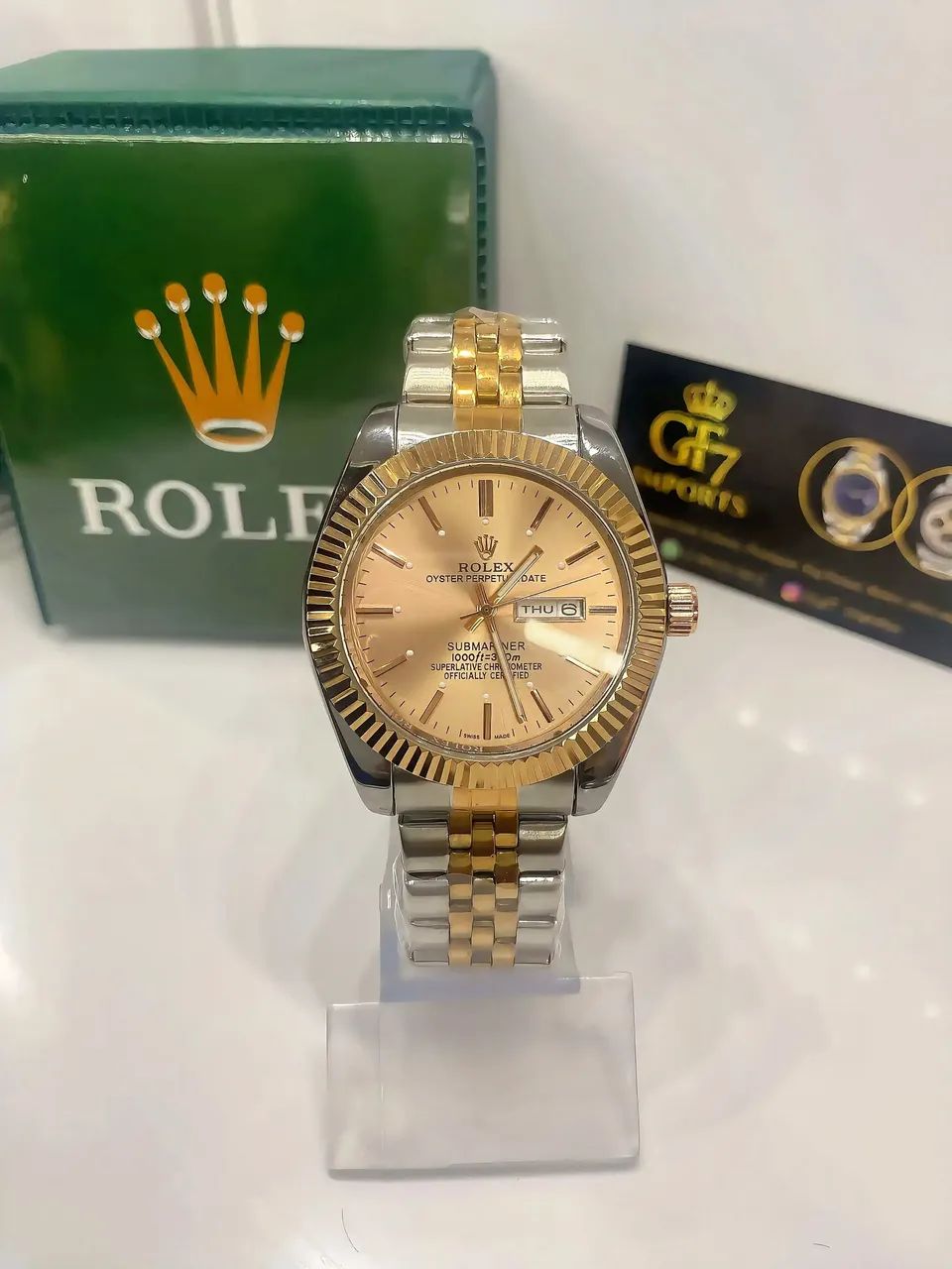 Rolex Datejust Bicolor - Mostrador Champagne 