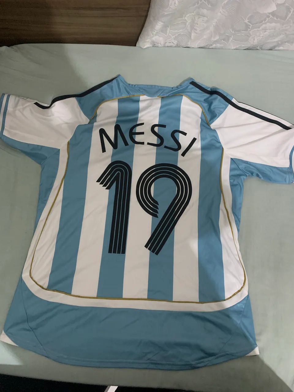 Camisa Argentina e camisa Corinthians 