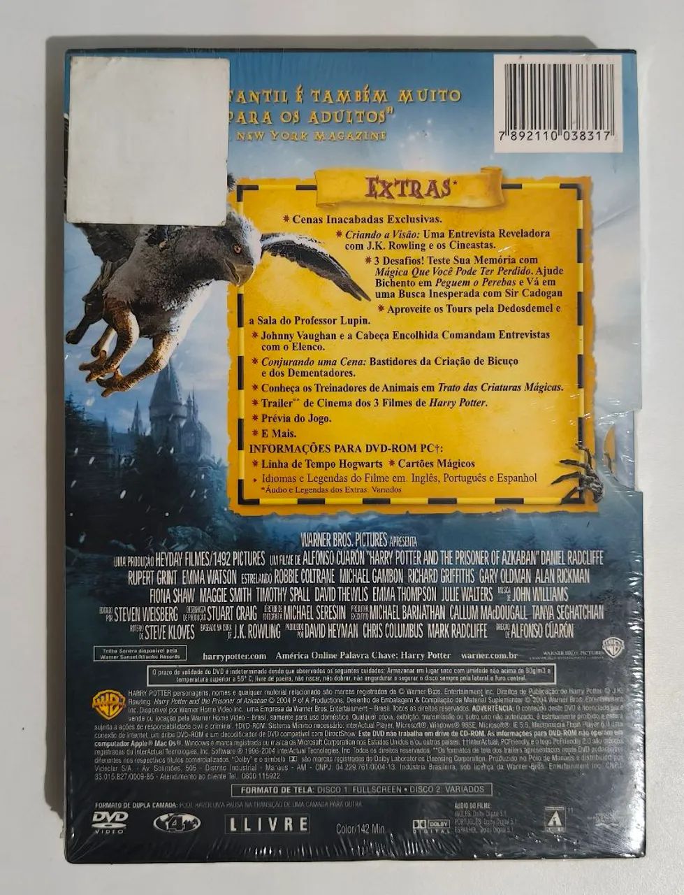 DVD Harry Potter e o Prisioneiro de Azkaban LACRADO  - Foto 2
