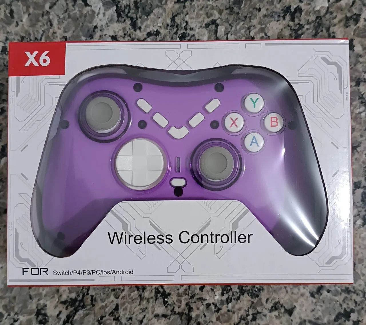 Controle X6 Wireless Controller Linha Premium PS3, PS4, Switch