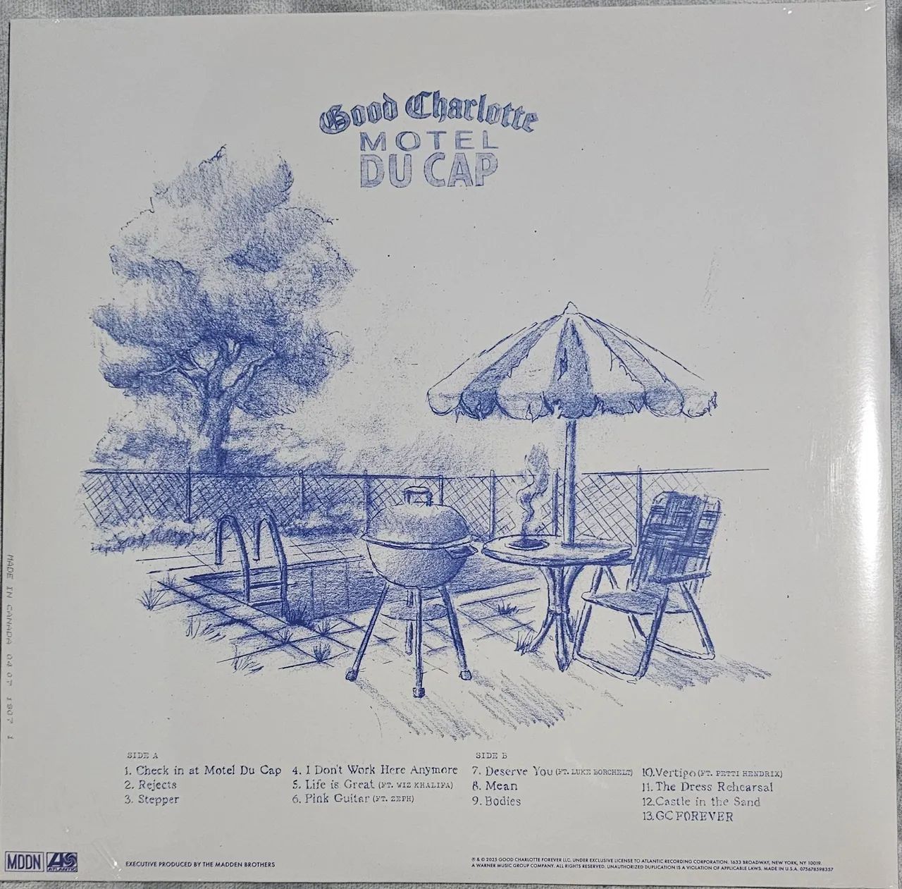 Disco de Vinil LP Good Charlotte - Motel Du Cap Amazon Exclusive Vermelho Opaco LACRADO - Foto 2