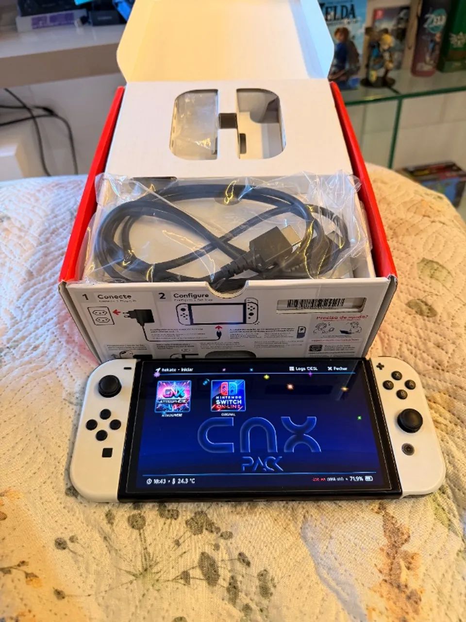 Nintendo Switch Oled Desbloqueado - Foto 5