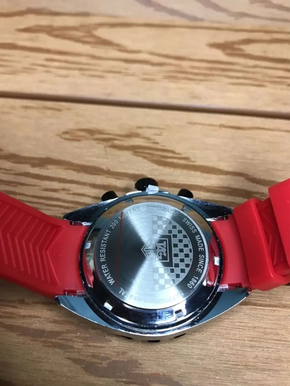 relógio tag heuer fórmula 1 vermelho - Foto 3
