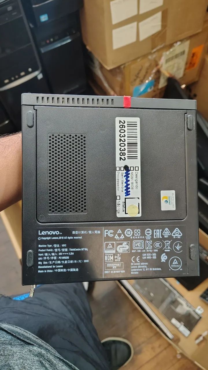 Computador Mini Lenovo ThinkCentre - Intel Core i3 7ª Geração - Foto 2