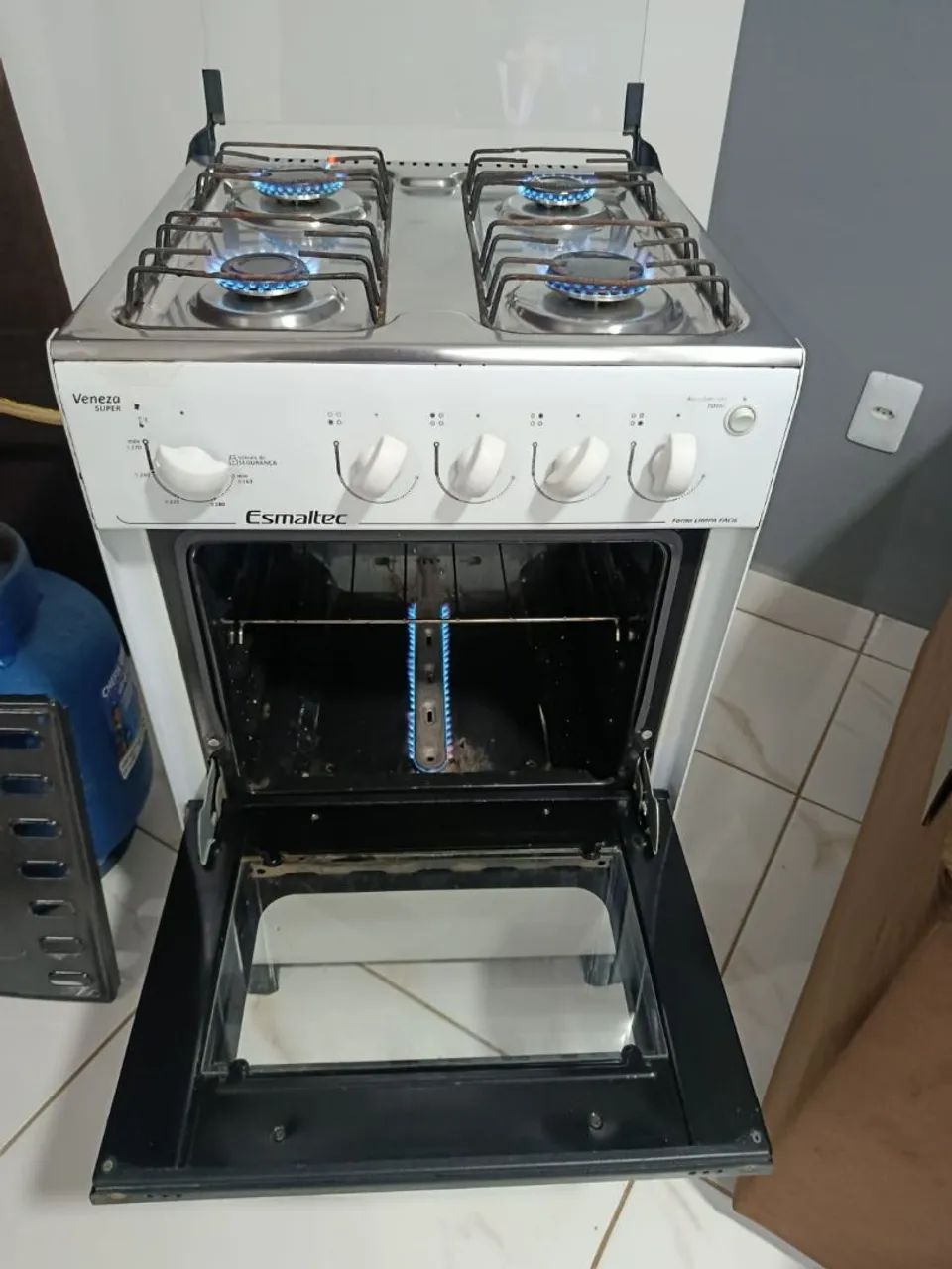 Fogao esmaltec acedimento automatico funciona perfeitamente - Foto 4