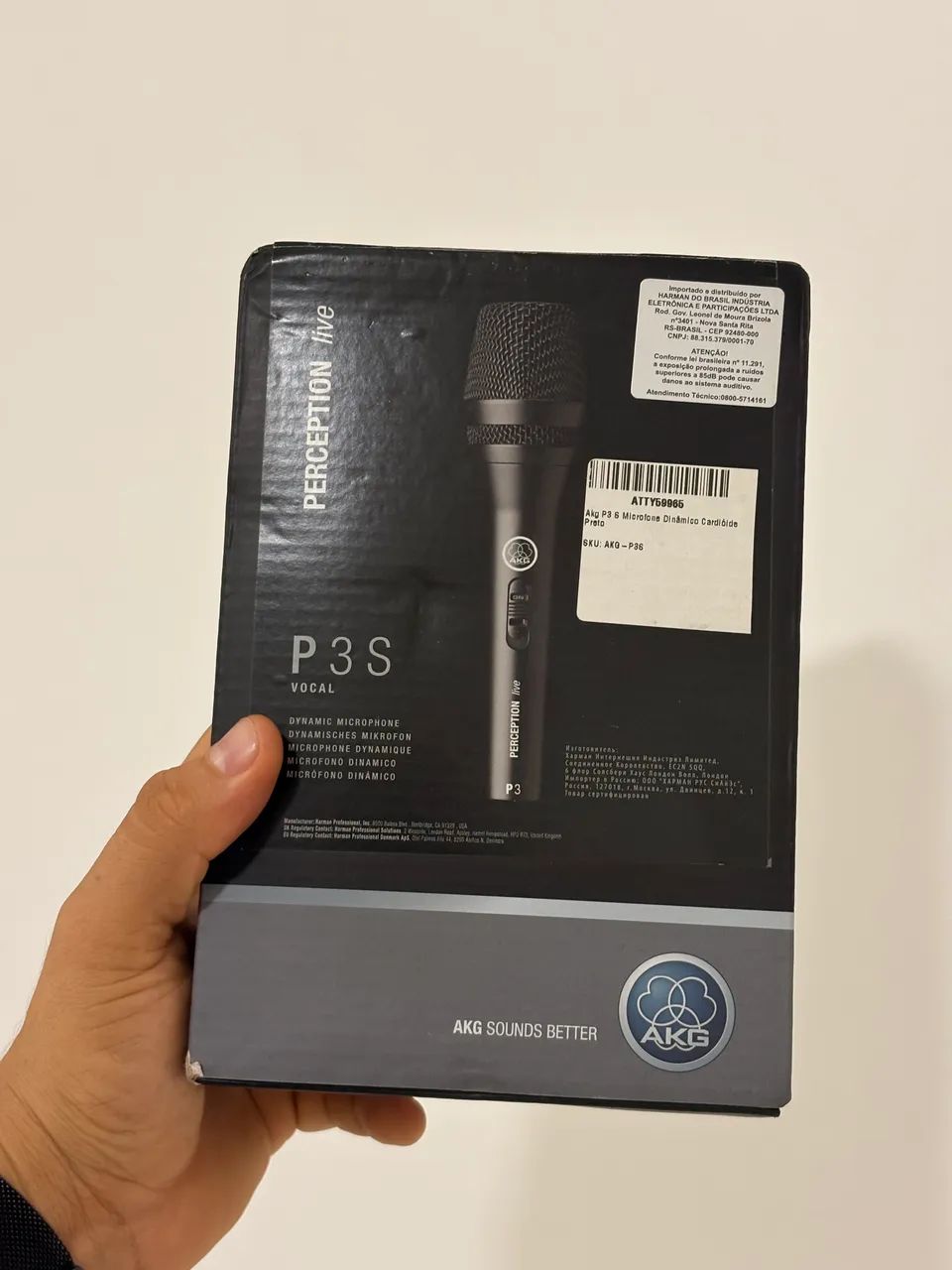 Microfone profissional AKG
