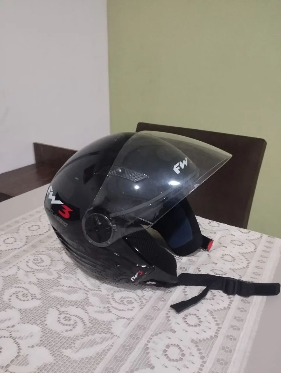 Capacete FW3 aberto  - Foto 2