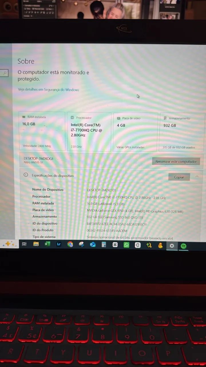 Notebook Acer Nitro 5  - Foto 4