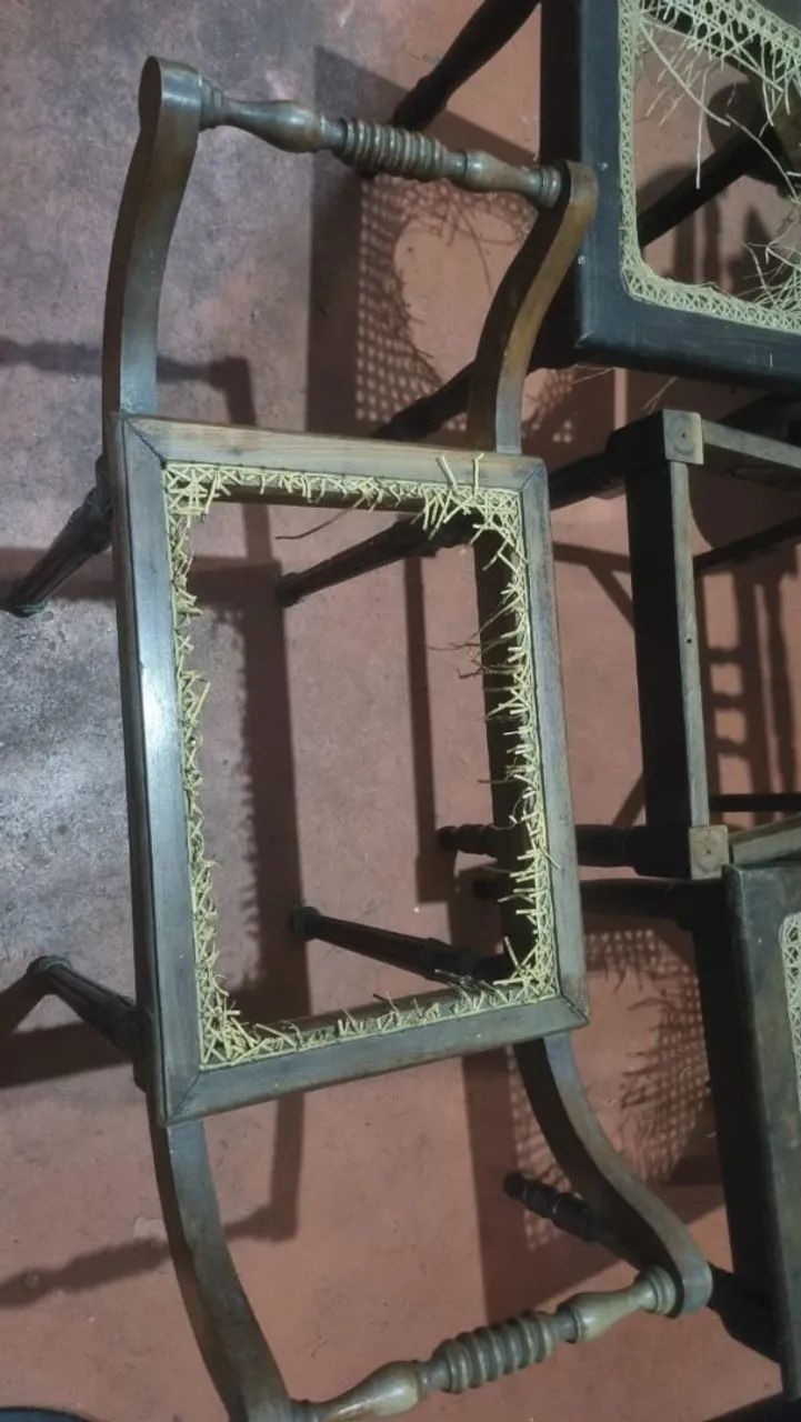 Cadeira e mesa de palha - Foto 3
