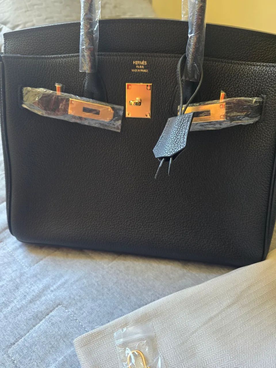 Bolsa de couro Hermés  - Foto 2