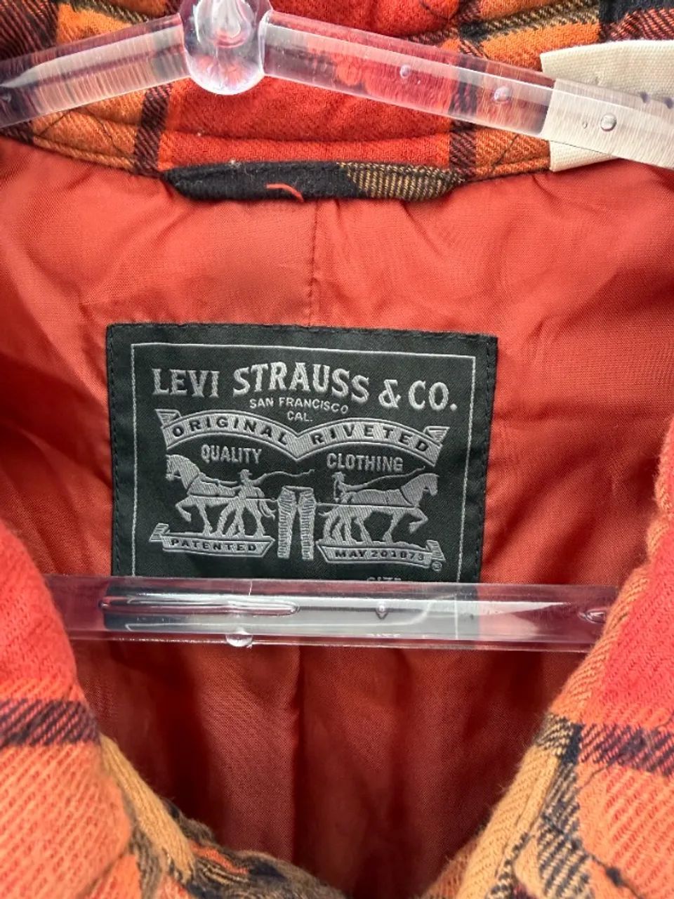 Jaqueta Levi Strauss & co. xadrez  - Foto 4
