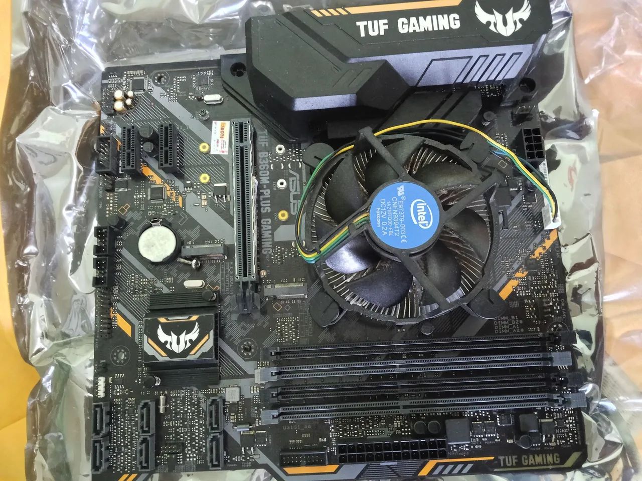 Placa mãe Asus TUF B360m-plus/ processador i39100f - Foto 2