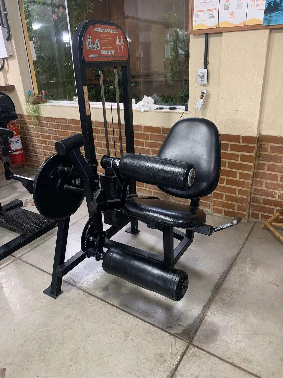 Cadeira extensora e flexora buick