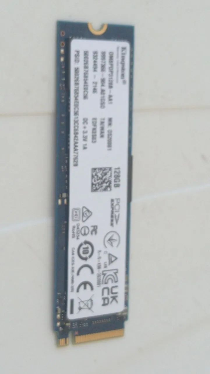 NVME 128GB KINGSTON