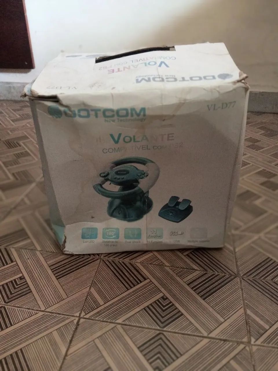 Volante dotcom com compatibilidade com PS2 e pc - Foto 4