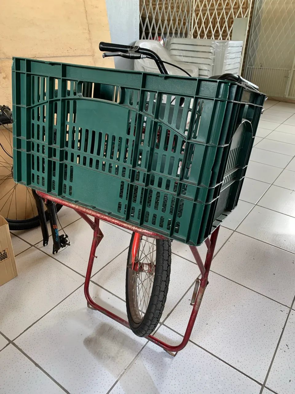 Bicicleta cargueira 