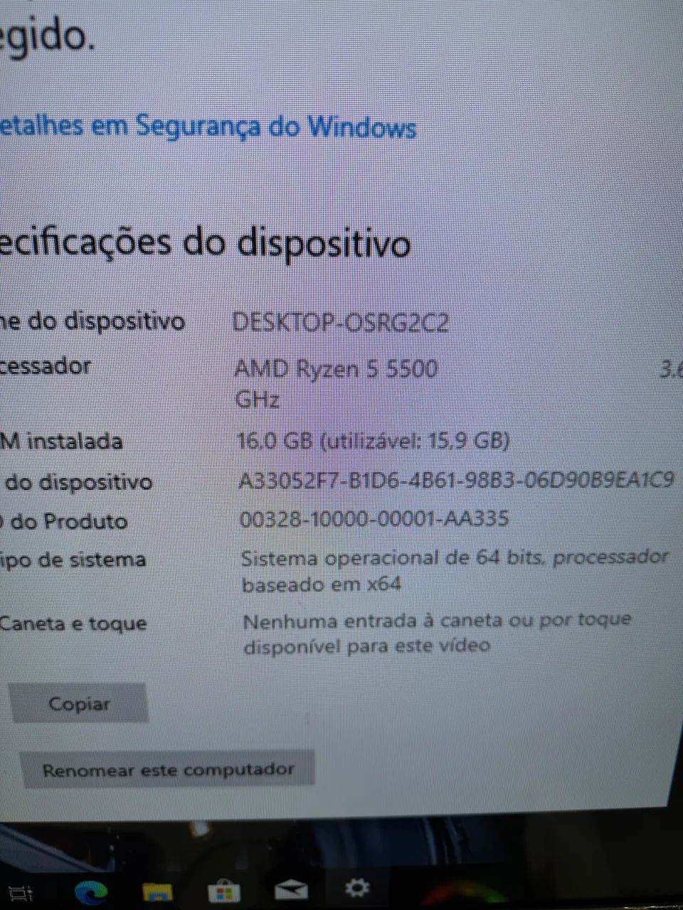 Processador RYZEN 5 5500 Novo c/ Garantia  - Foto 4