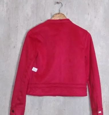 Jaqueta suede vermelha Renner - Foto 2