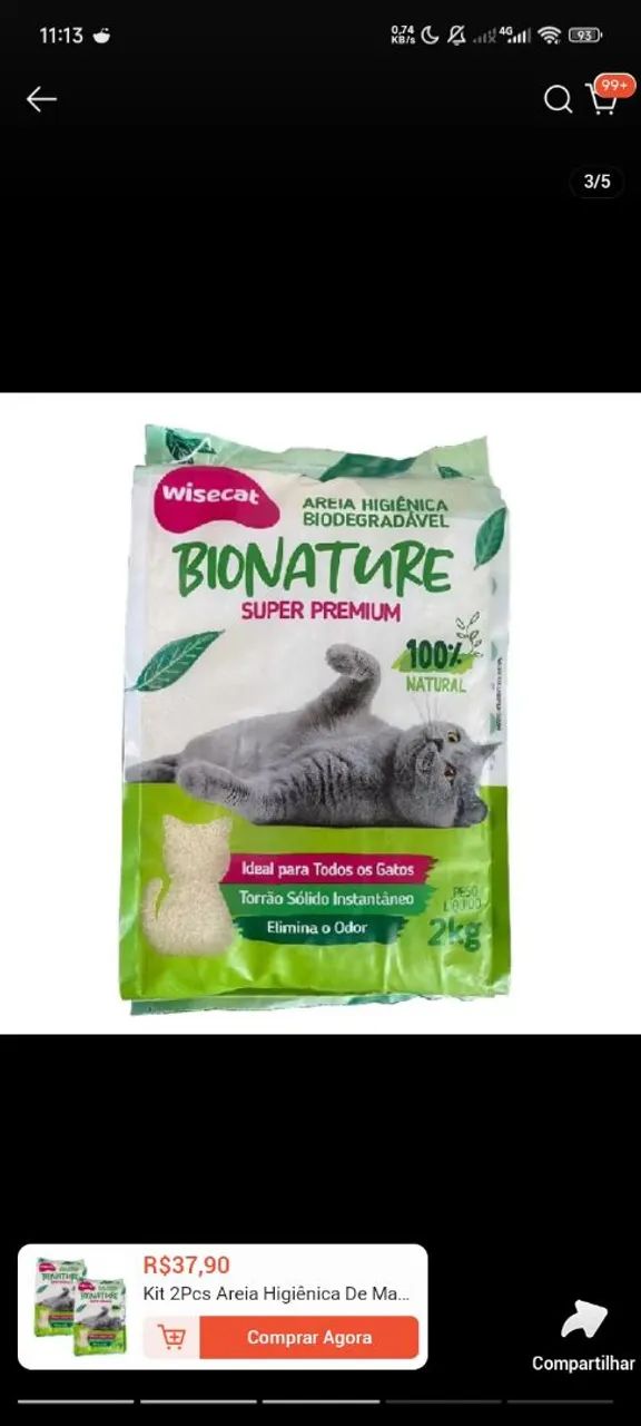 Areia Bio Nature 