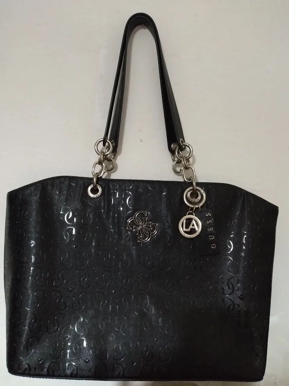 Bolsa Guess Croco Shine + Dust Bag (Impecável) - Foto 2