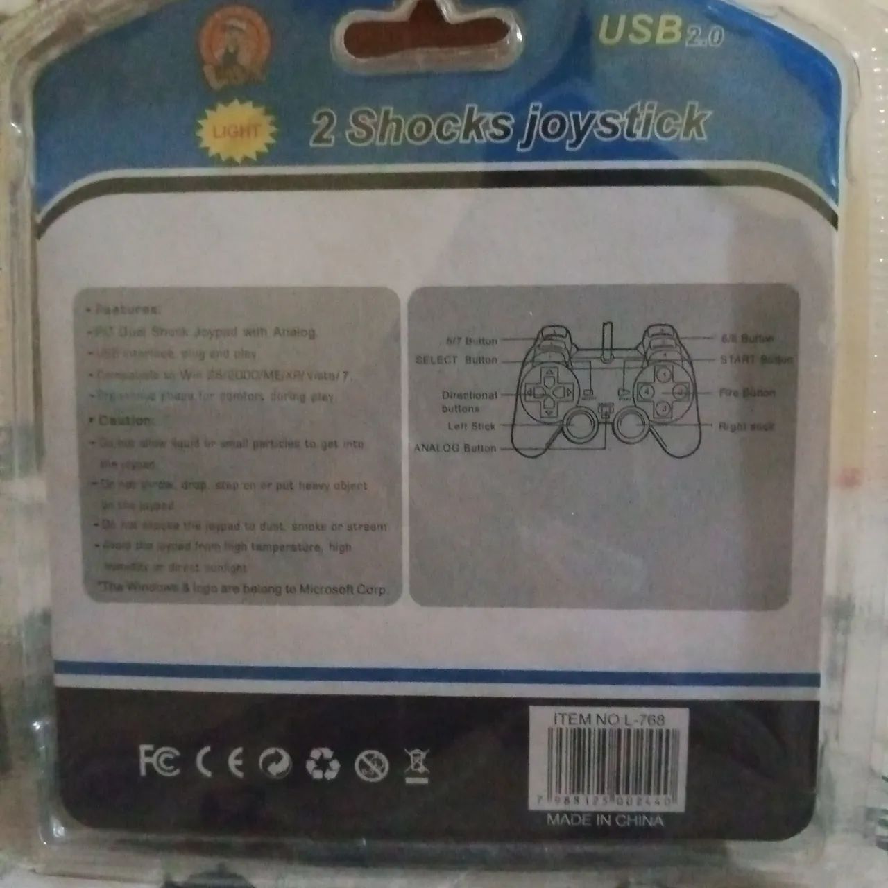 Controle de Vídeo Game USB Joystick - Foto 2