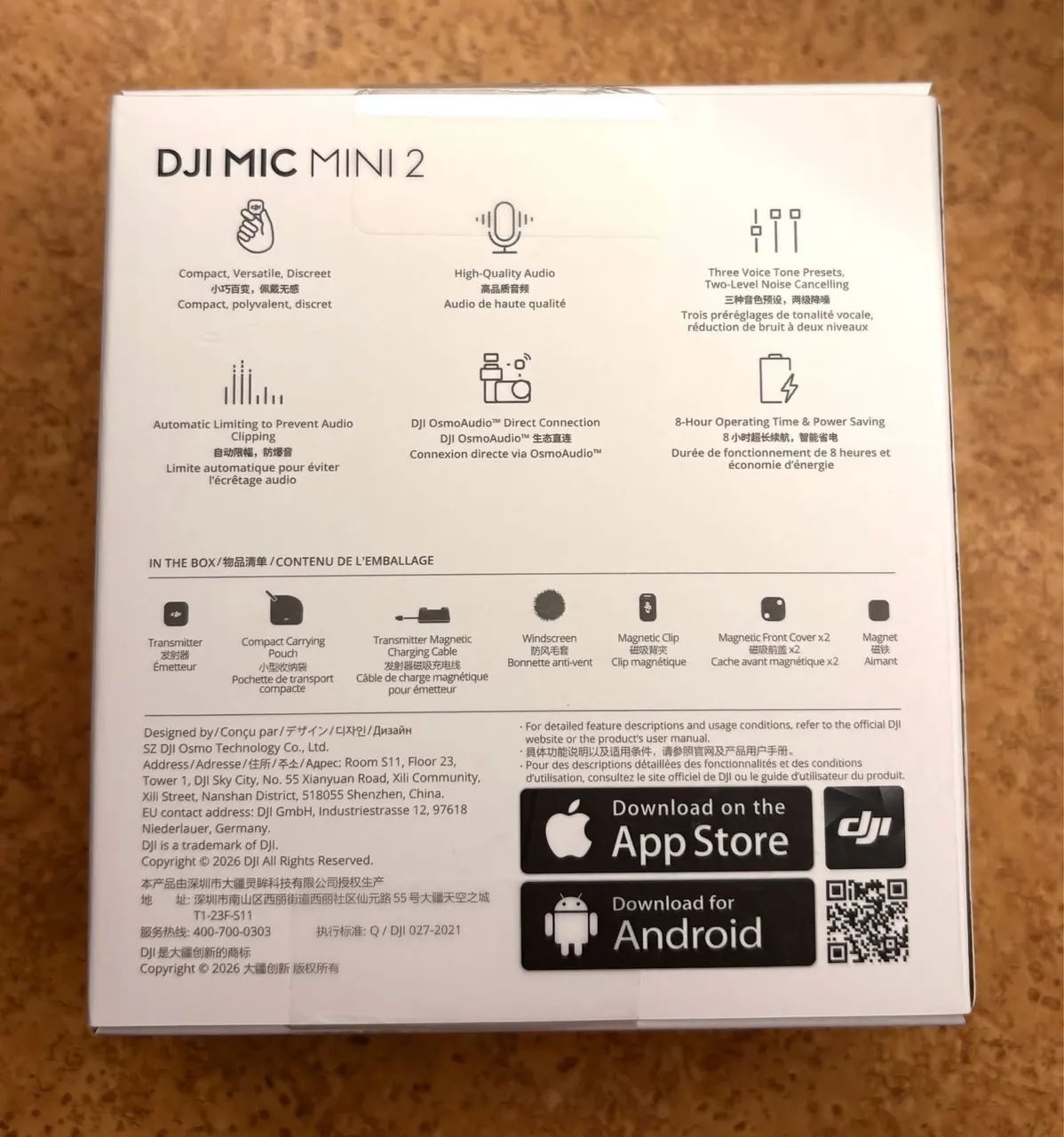 Microfone DJI Mic Mini 2 Transparente Novo Lacrado - Foto 2