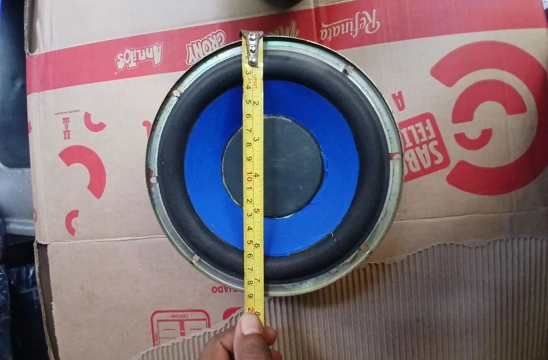 Par de sub Toshiba 8 polegadas 120wrms - Foto 4
