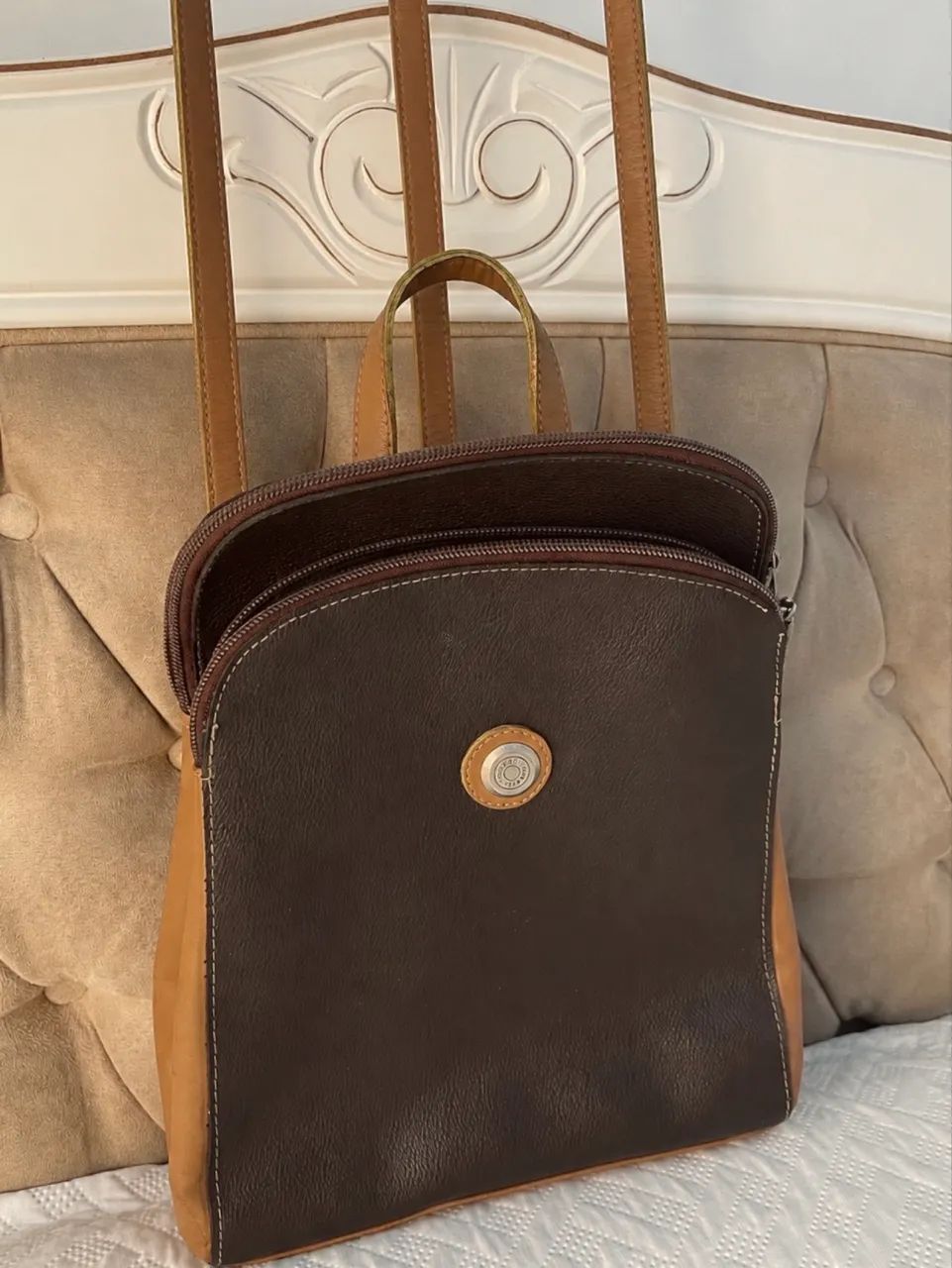 Mochila Couro Corello - Foto 2