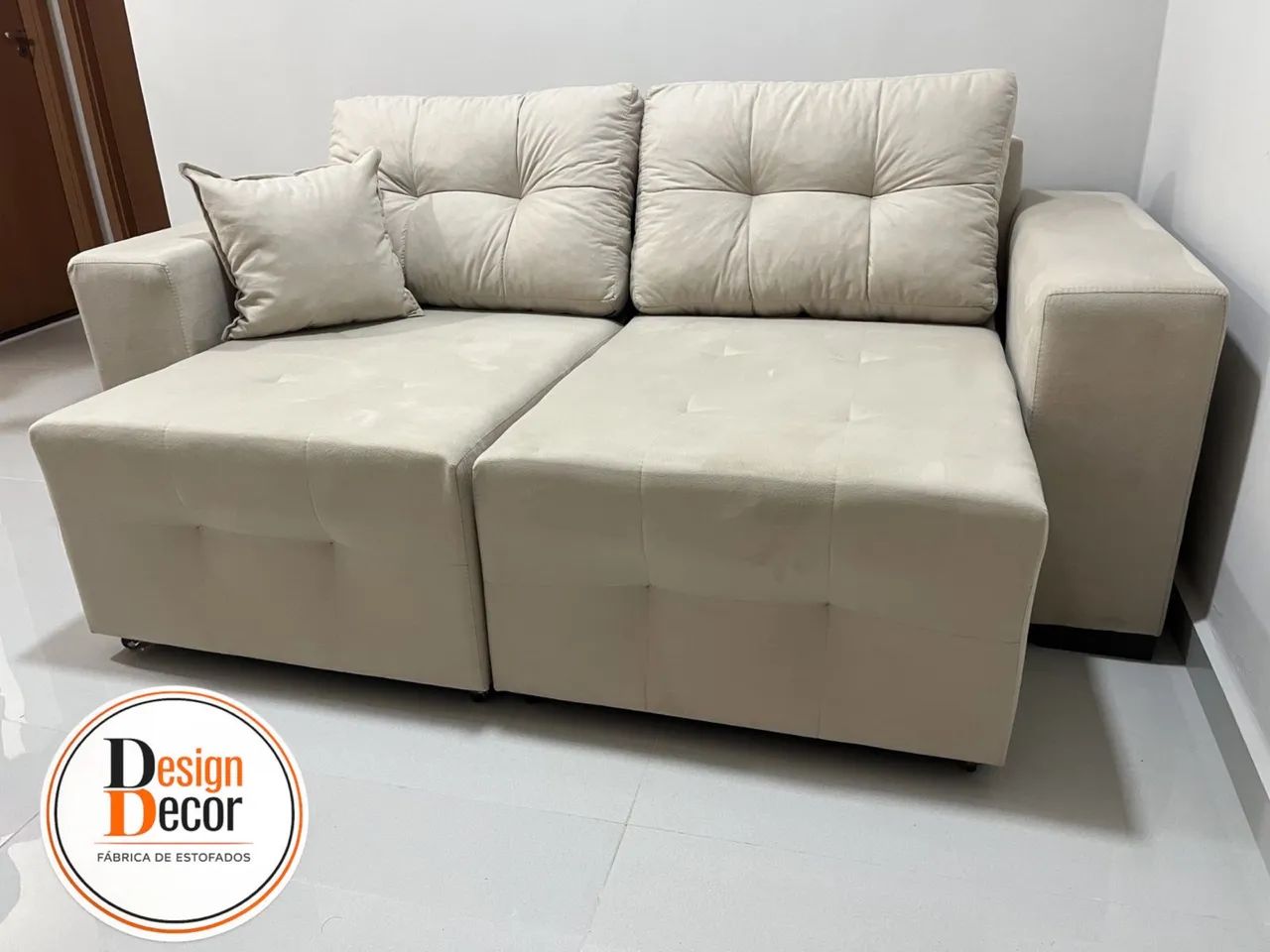 PROMOÇÃO SOFÁ 2 METROS RETRÁTIL - Foto 4