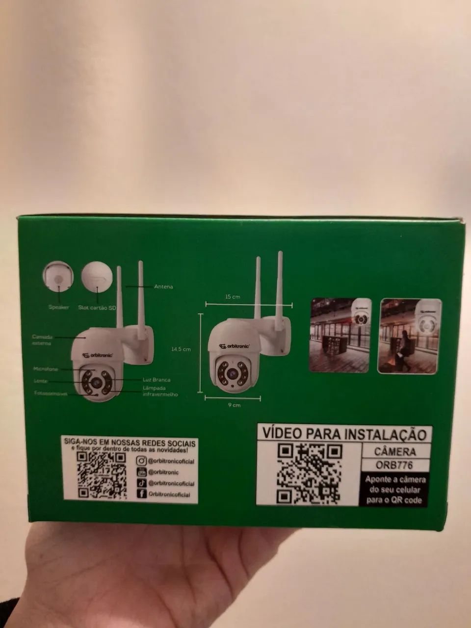 Câmera Wi Fi Externa Orbitronic - Foto 3