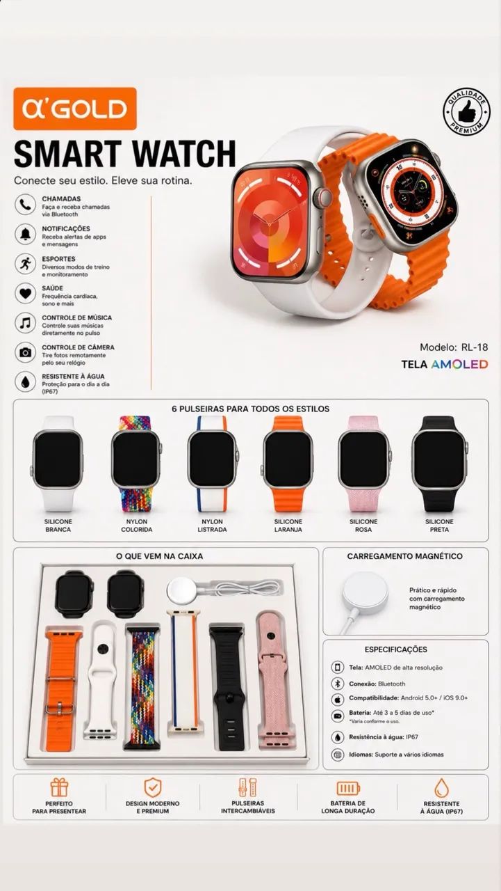 SMART WATCH - a?gold - Foto 2