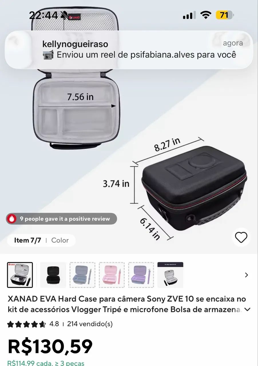 Câmera Profissional Z-VE10 Sony + Kit completo  - Foto 5