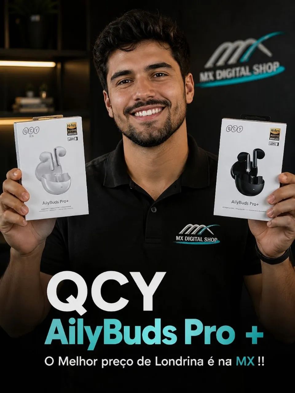 Fone QCY Aylibuds Pro +  - Foto 2