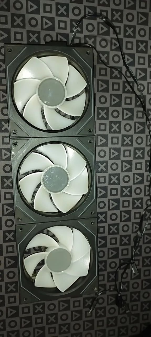 Kit 6 Fans ARGB (3 Jungle Leopard e 3 Coolcirc)