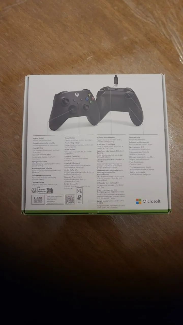 Controle Xbox - Sem fio e com fio - Novo - Lacrado - Foto 2