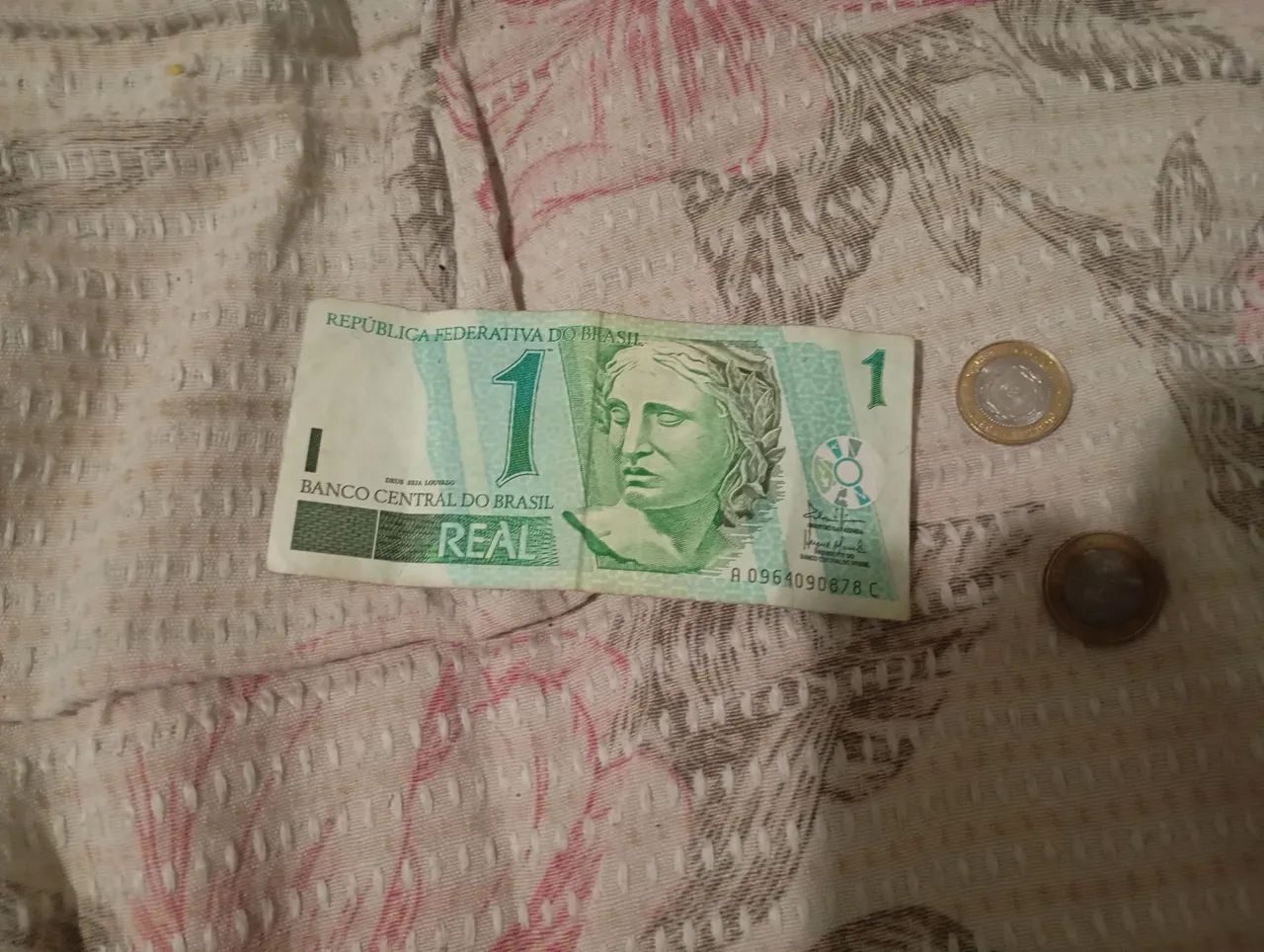 ? Raridade! Nota de R$ 1 Fora de Circulação + Moedas - Foto 5