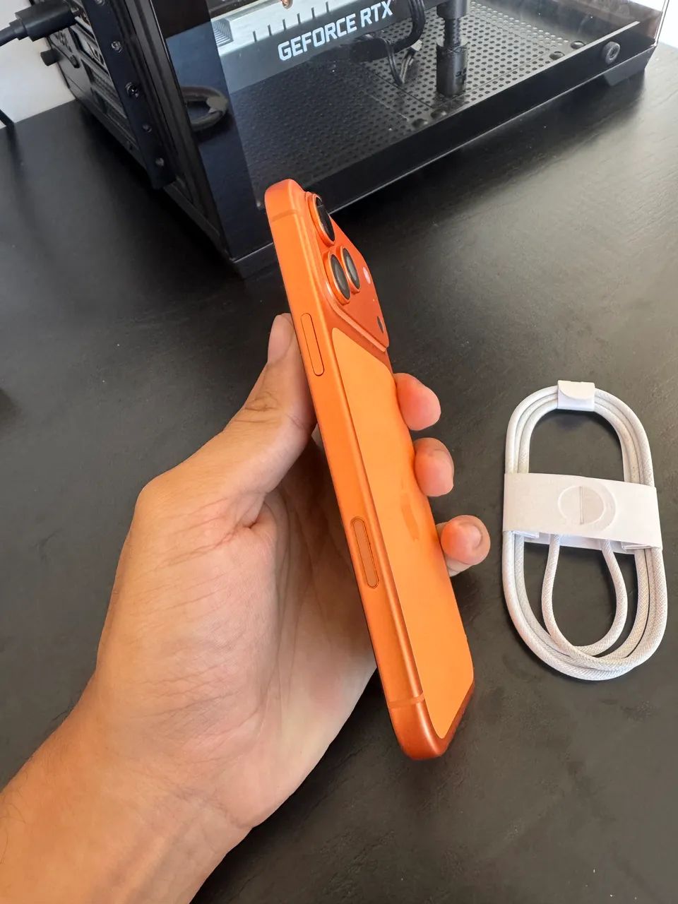 iPhone 17 Pro Max 256GB - Laranja - Foto 4