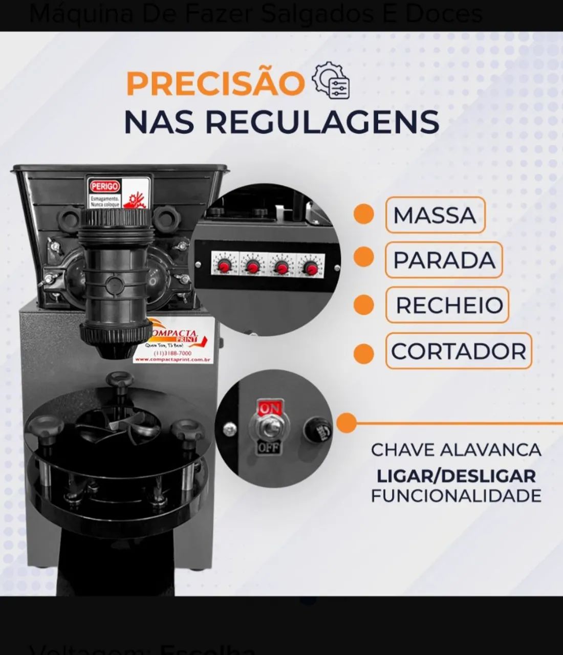Máquina de salgados  - Foto 2