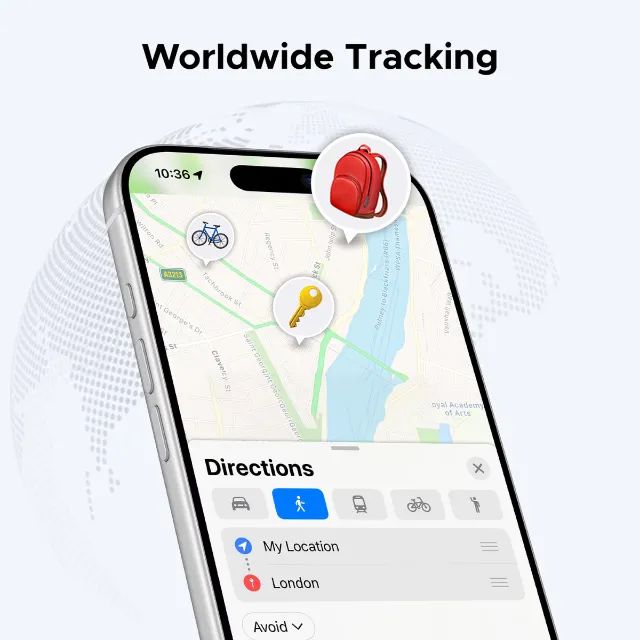Tag Rastreador GPS UGREEN Compatível com Apple Find My (Apenas iOS)  - Foto 4